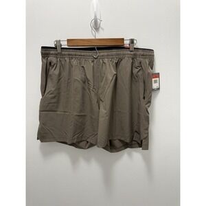 Mitre Different League 5" Inseam Shorts Mens XL Mushroom Athletic Running NWT